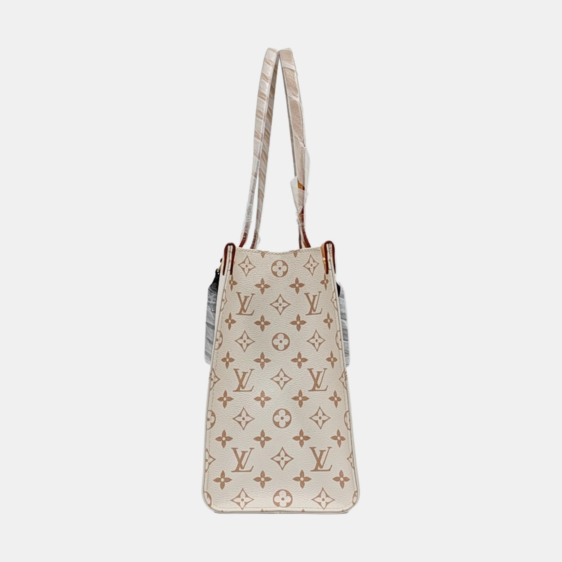 ONTHEGO MM Monogram Coated Canvas White