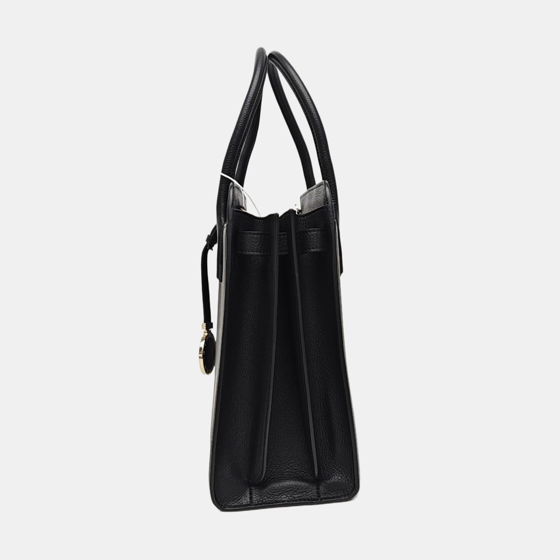 Calfskin Shoulder Bag Black