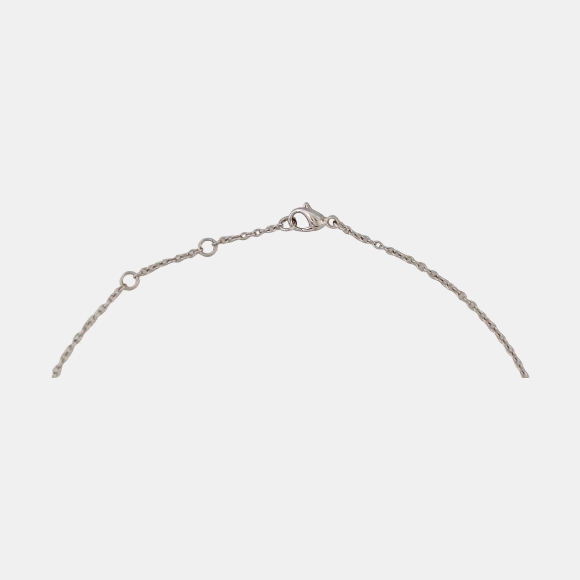 18k White Gold Silver Necklace