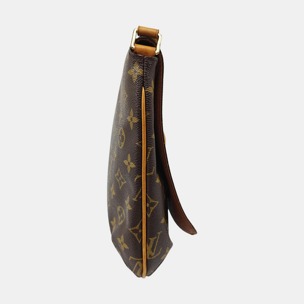 MUSETTE TANGO PM Monogram Coated Canvas Brown