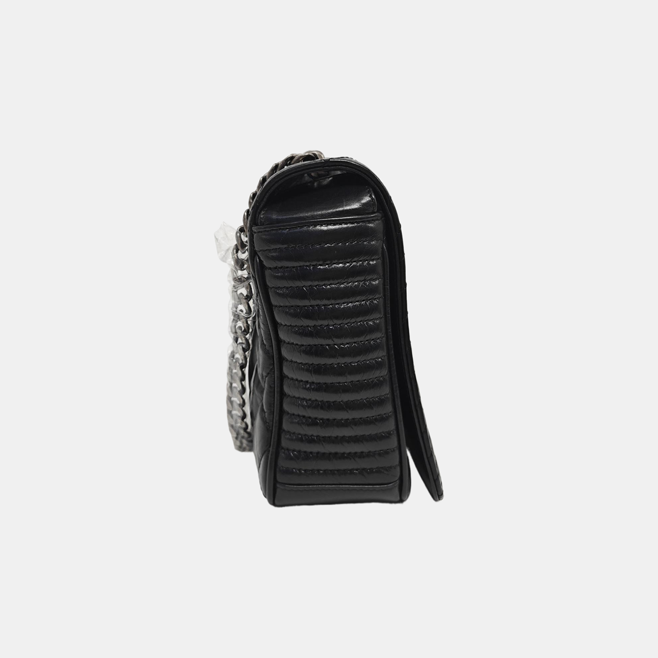 COCO BOY Quilted Calfskin Black