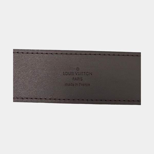 Coated Canvas Belt Brown