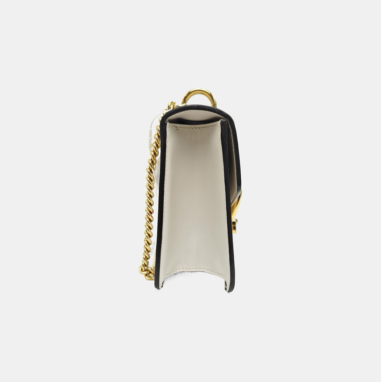 Sylvie Mini Calfskin White