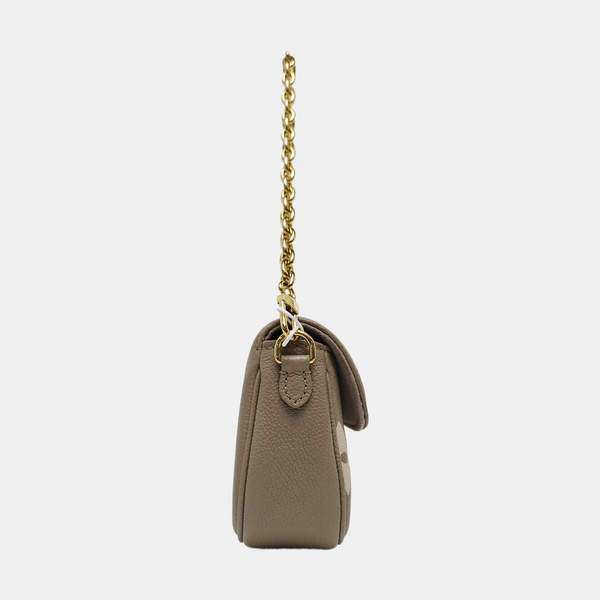 IVY Monogram Calfskin Gray