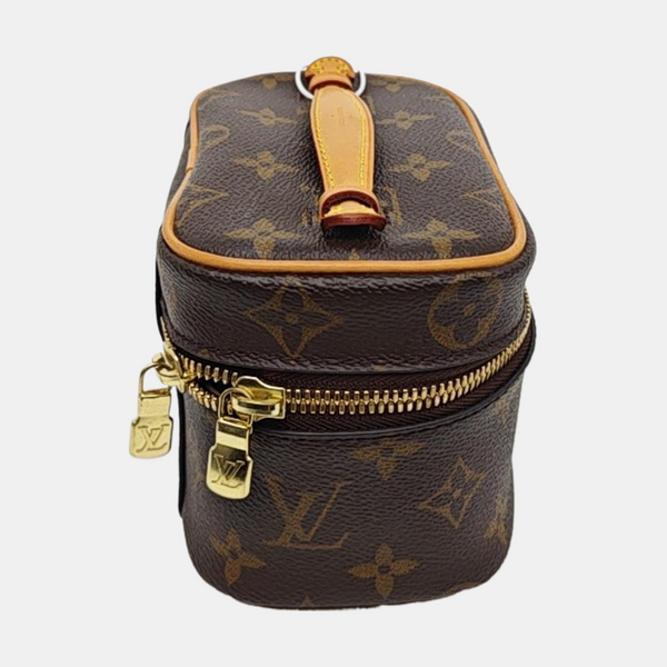 NICE Super Mini Monogram Coated Canvas Brown