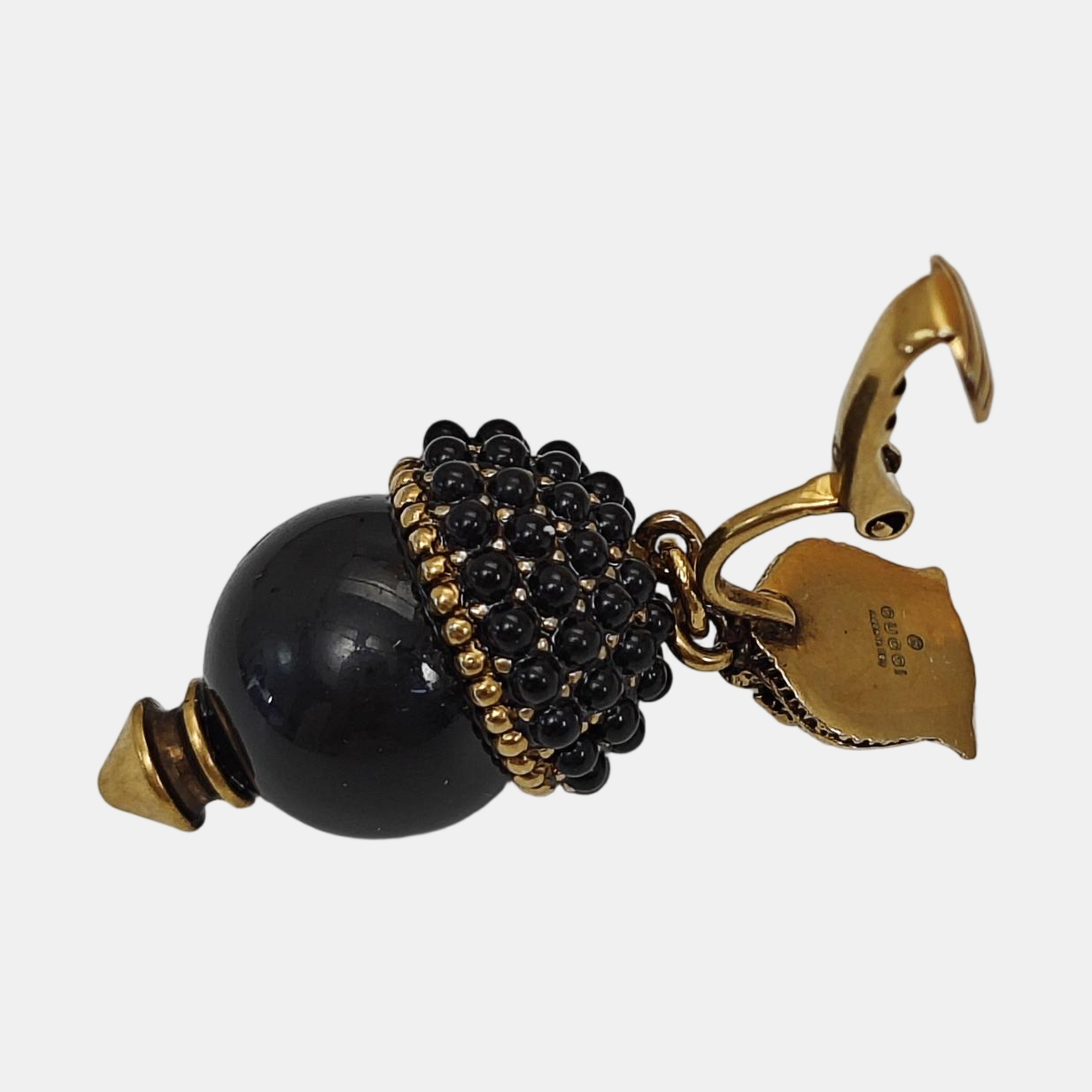 Metal Black Clip On Earrings