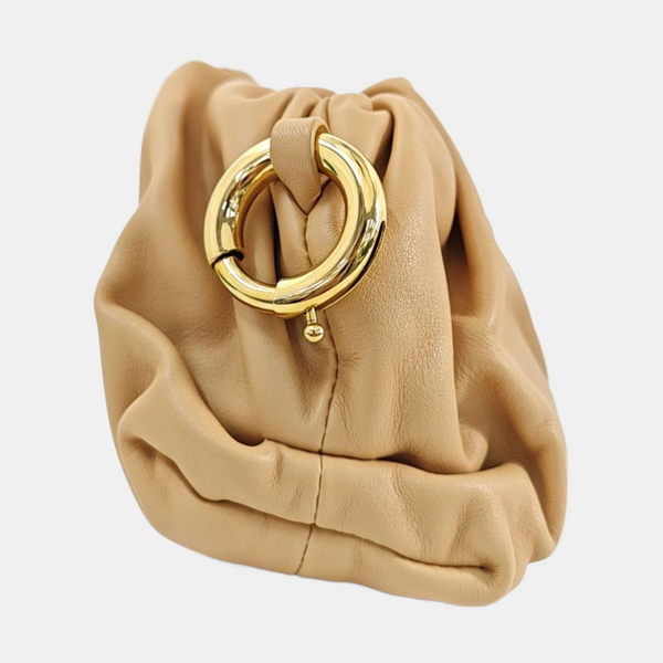 The Pouch Mini Calfskin Beige