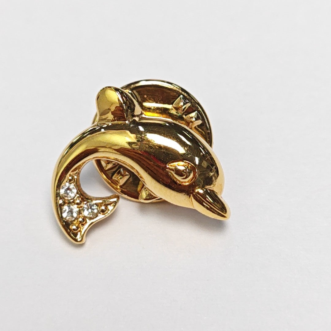 Metal Gold Brooch