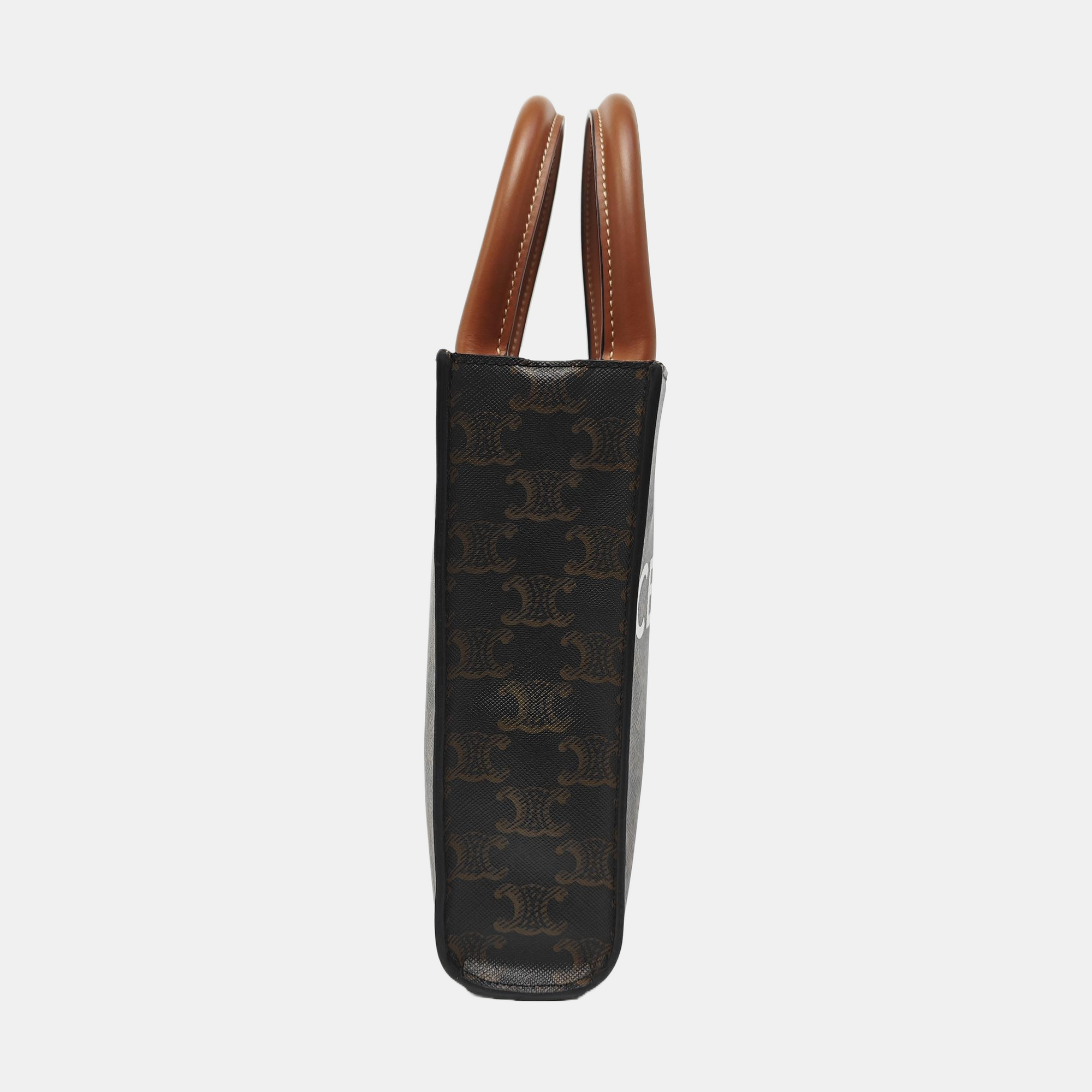 CABAS CELINE Mini Coated Canvas Brown