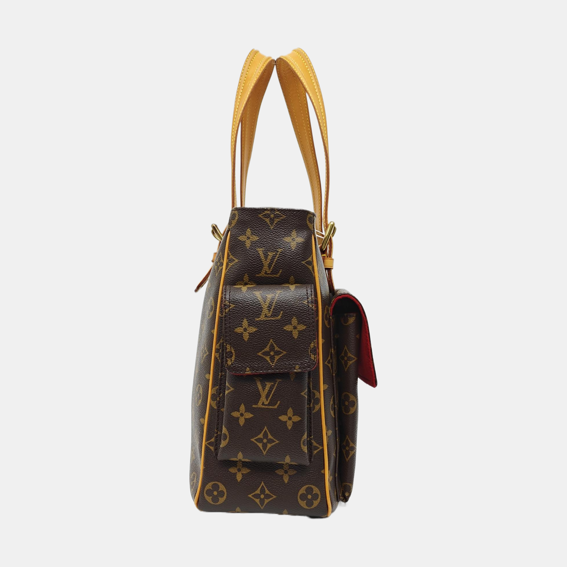 MULTIPLE Monogram Coated Canvas Brown