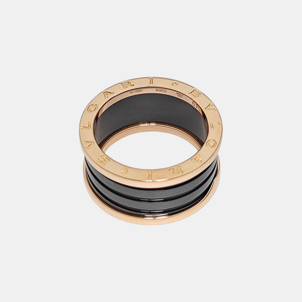 B.ZERO1 18k Rose Gold Ring EU 61