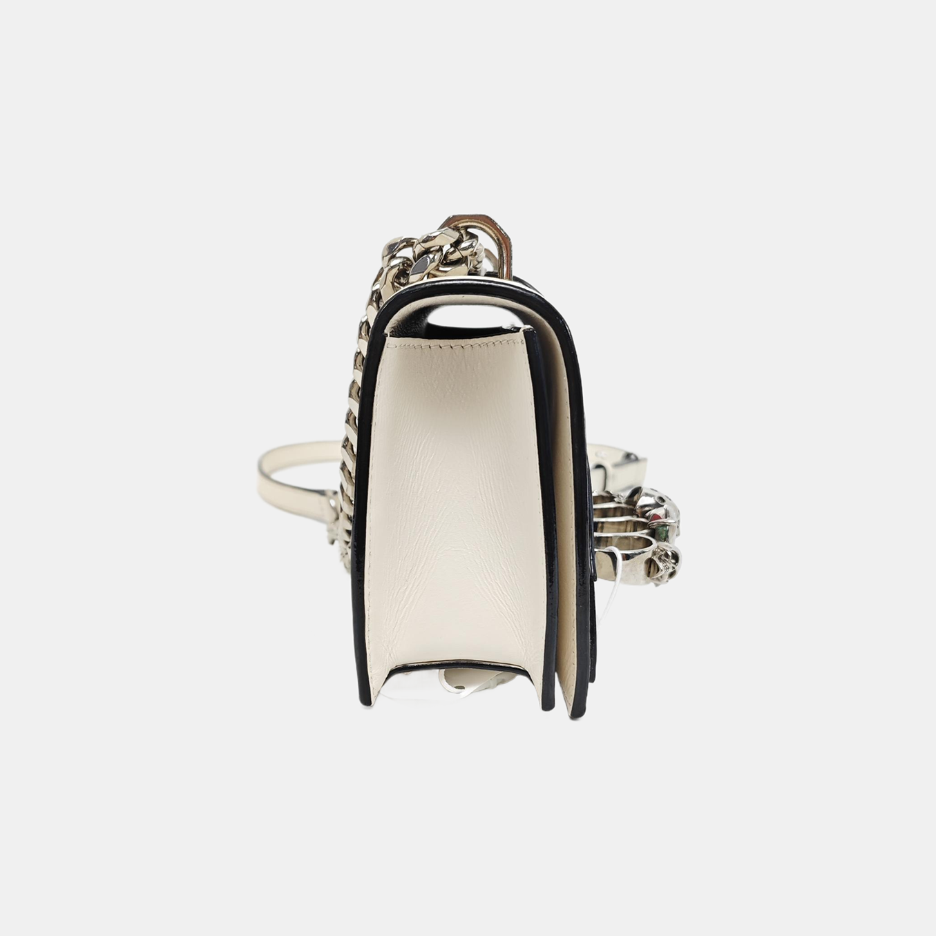 Calfskin Shoulder Bag White