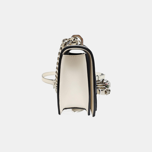 Calfskin Shoulder Bag White