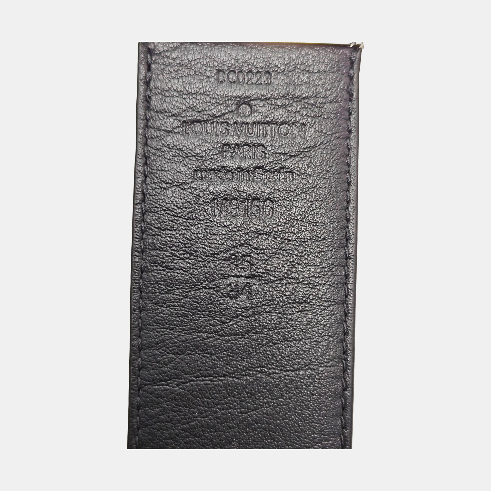 Coated Canvas Belt Black