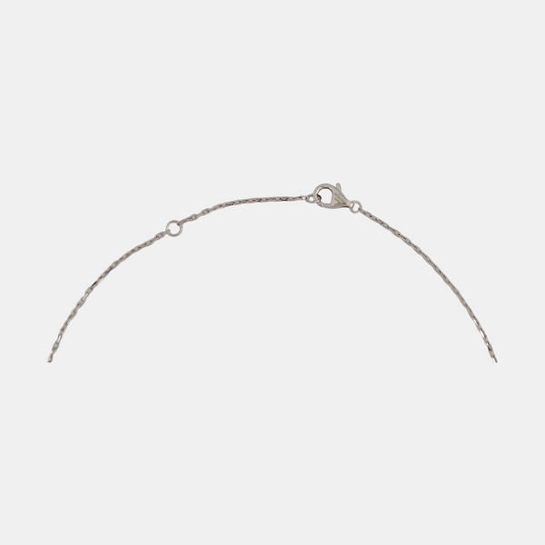 TRINITY 18k White Gold Silver Necklace
