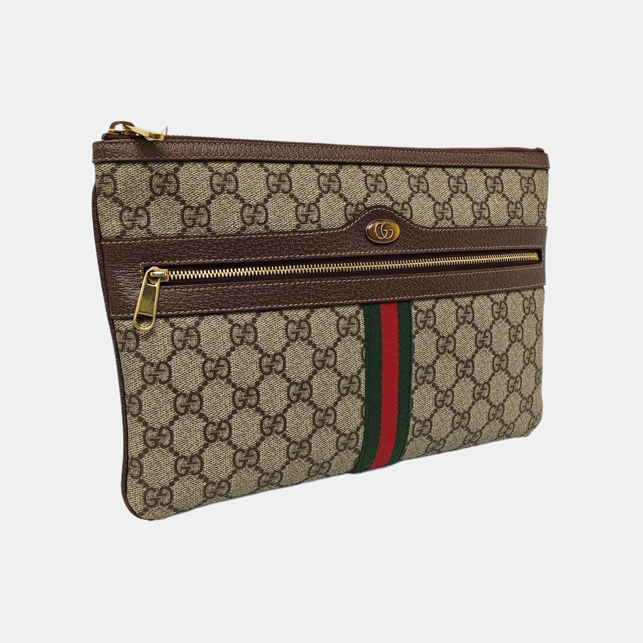 Authenticated pre-owned  Ophidia Monogram Coated Canvas Beige - Clutch at Looply