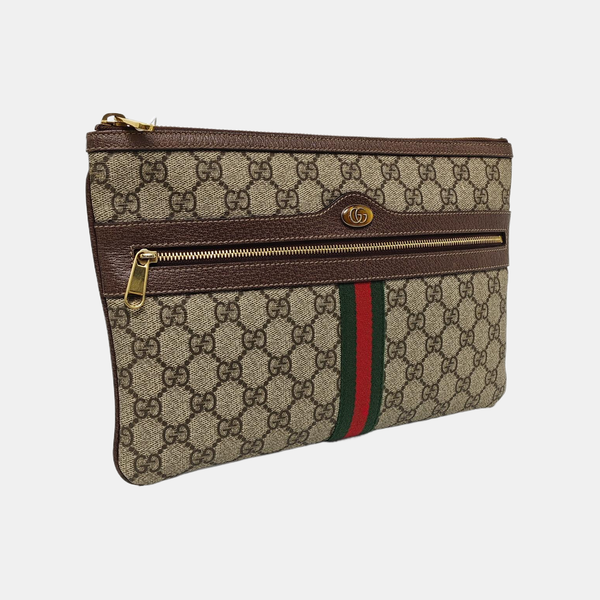 Authenticated pre-owned  Ophidia Monogram Coated Canvas Beige - Clutch at Looply