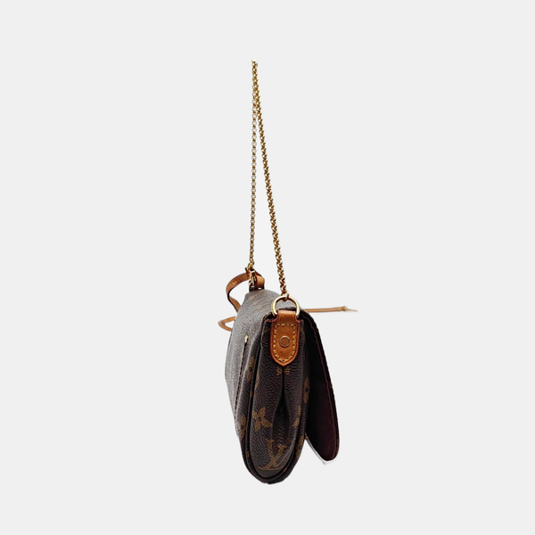 FAVORITE PM Monogram Coated Canvas Brown