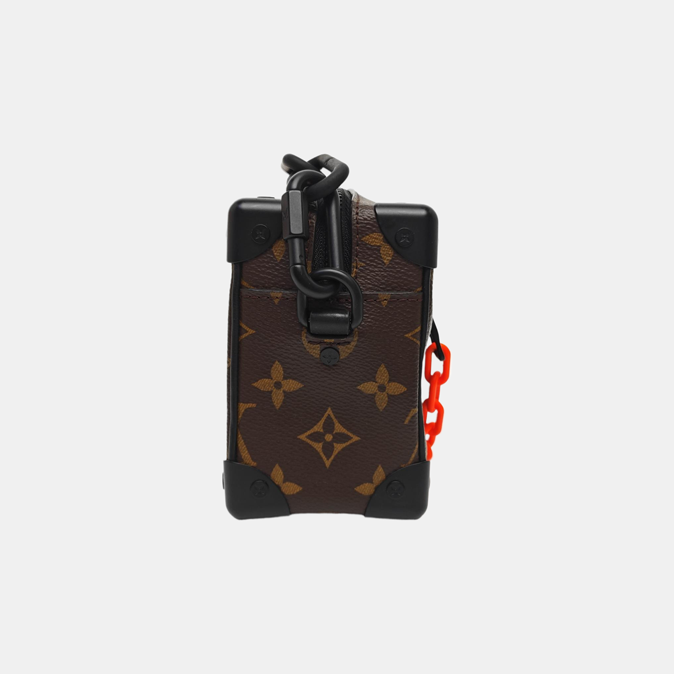 SOFT TRUNK Mini Monogram Coated Canvas Brown