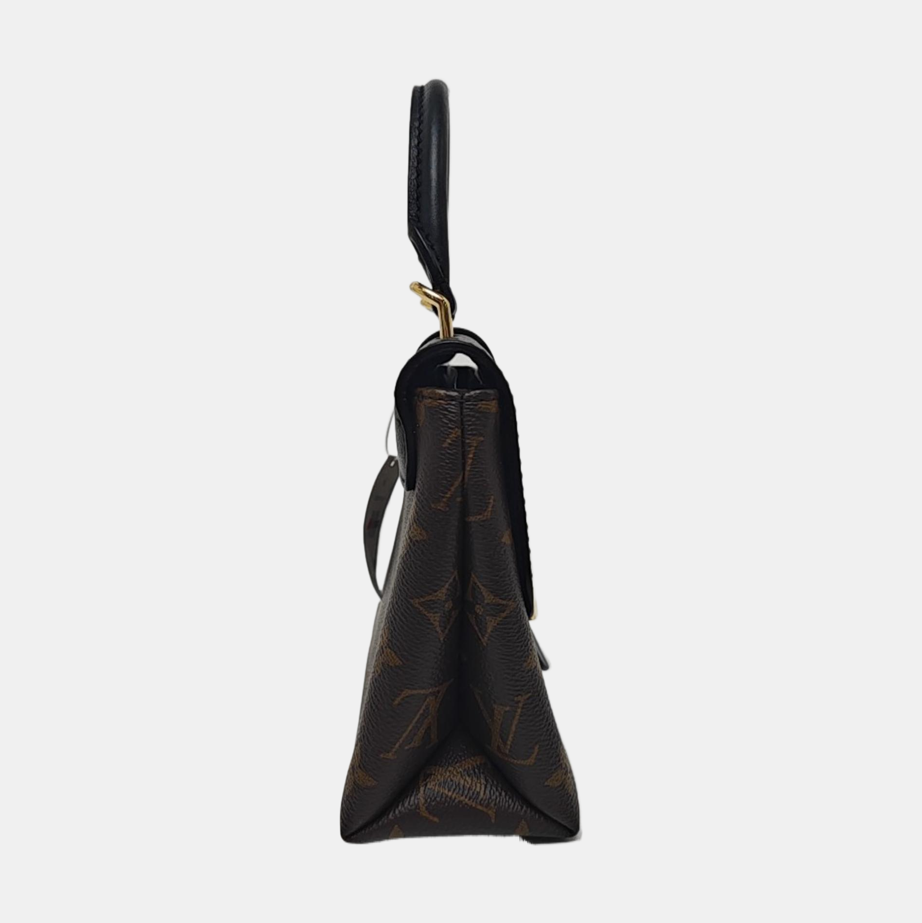 LOCKY BB Monogram Coated Canvas Brown