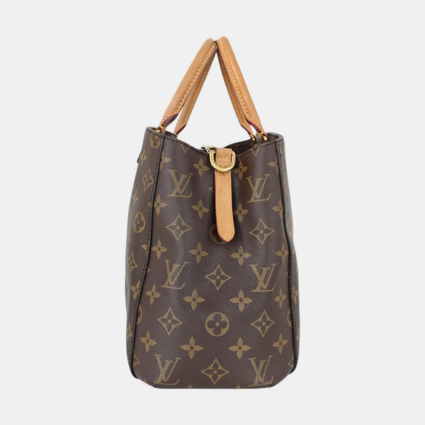 MONTAIGNE Monogram Coated Canvas Brown