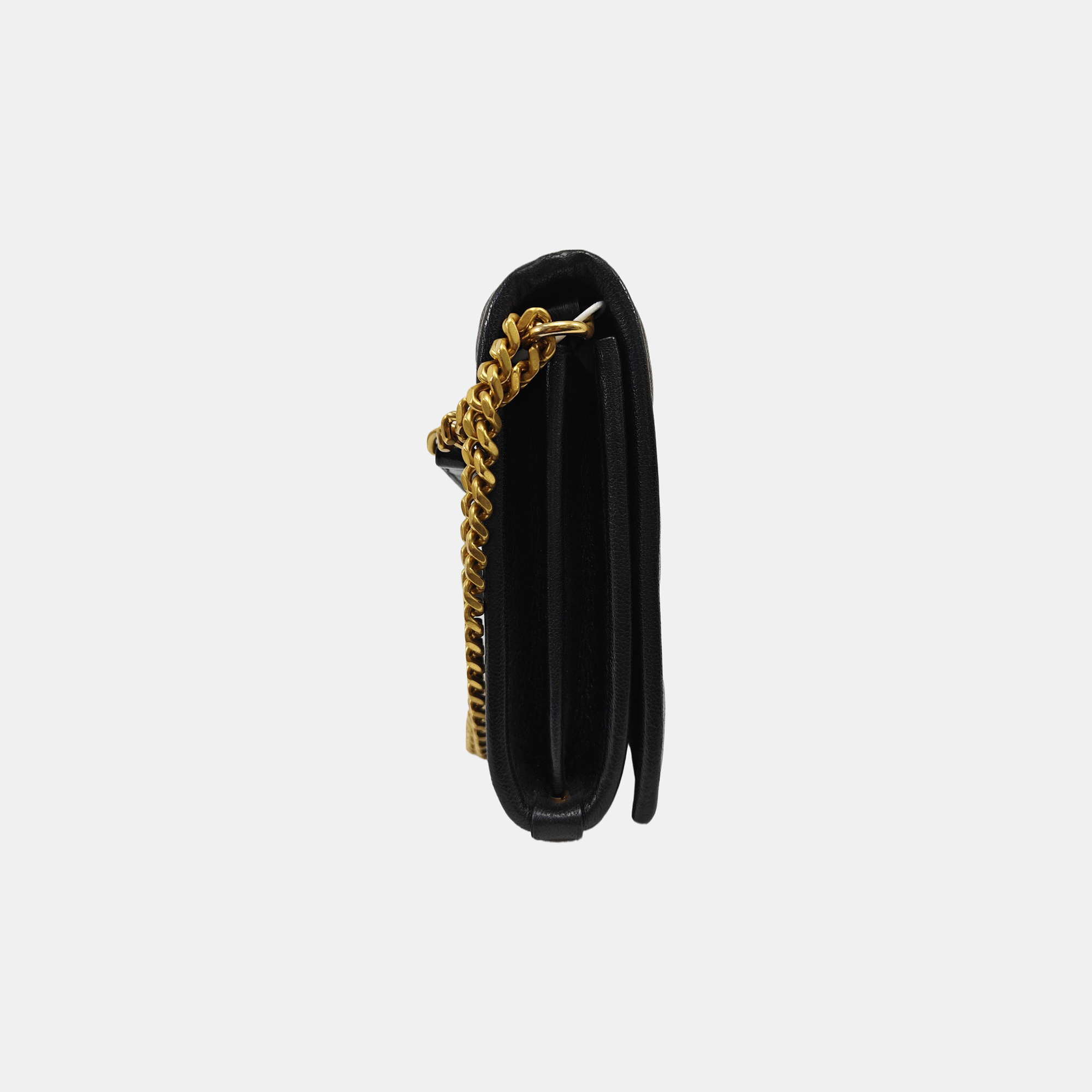 BECKY Quilted Calfskin Black