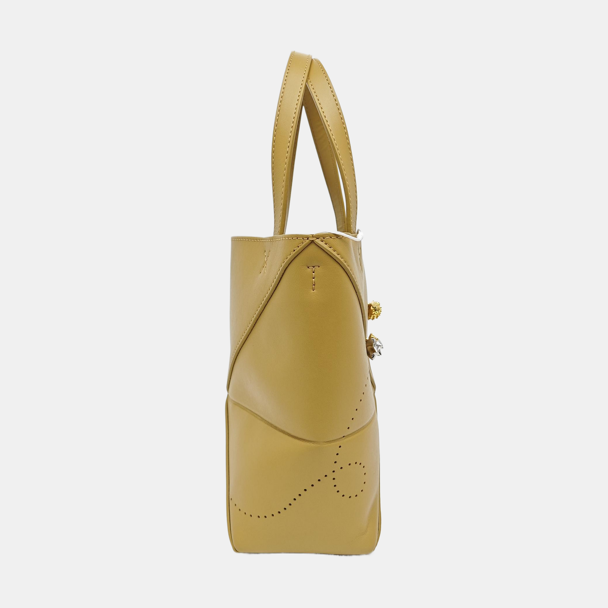 Puzzle Fold Mini Calfskin Beige