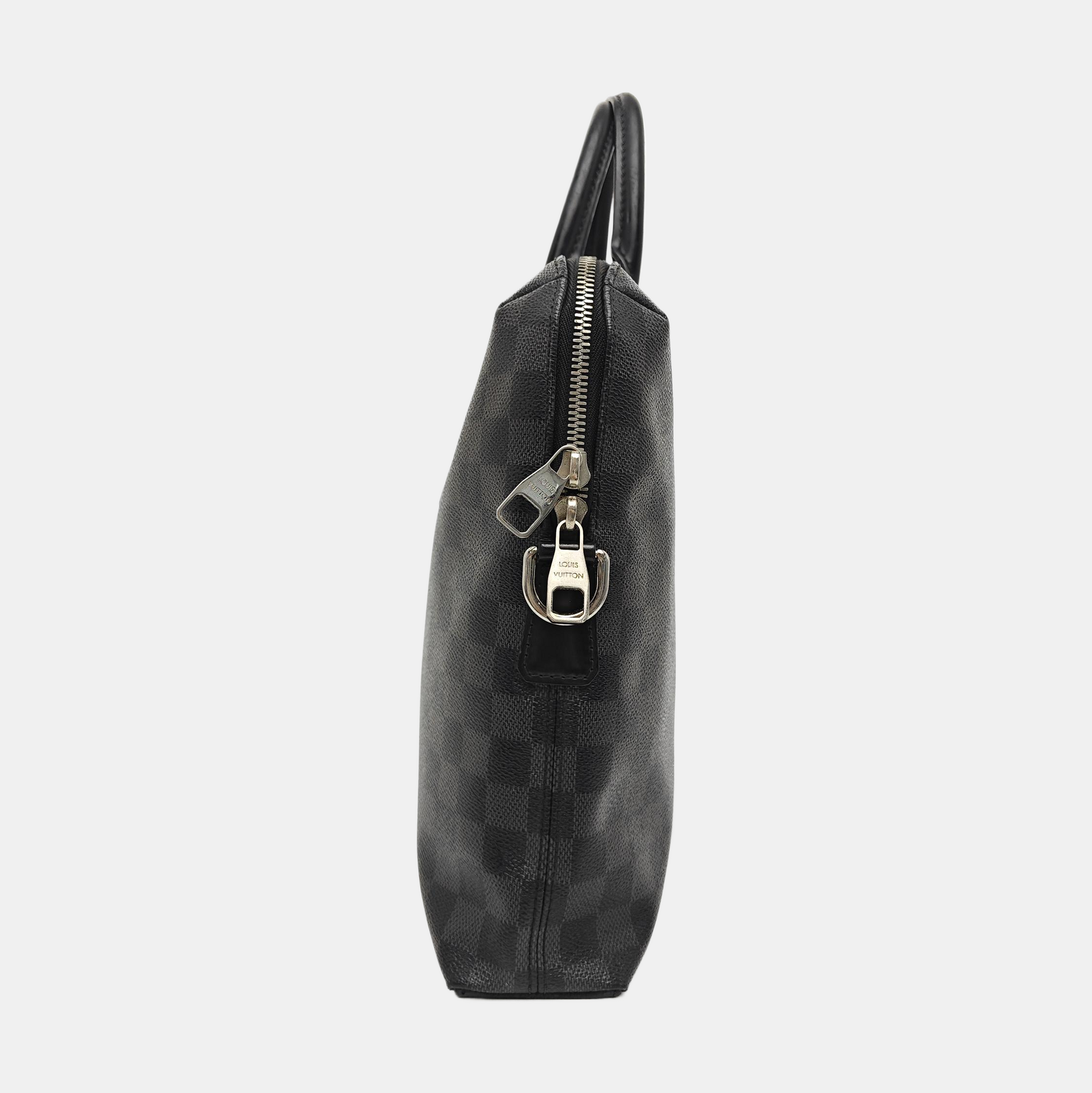 PORTE-DOCUMENTS Damier Graphite Coated Canvas Gray