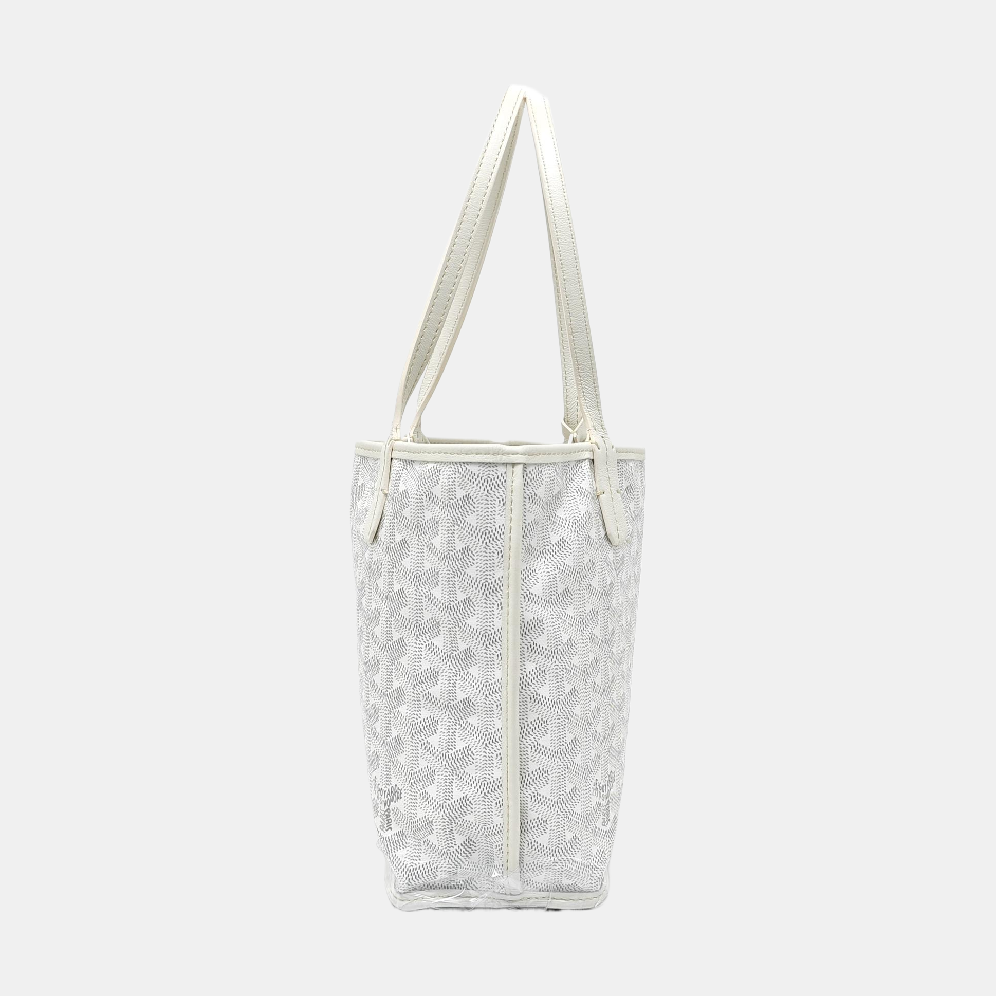 Anjou Mini Coated Canvas White