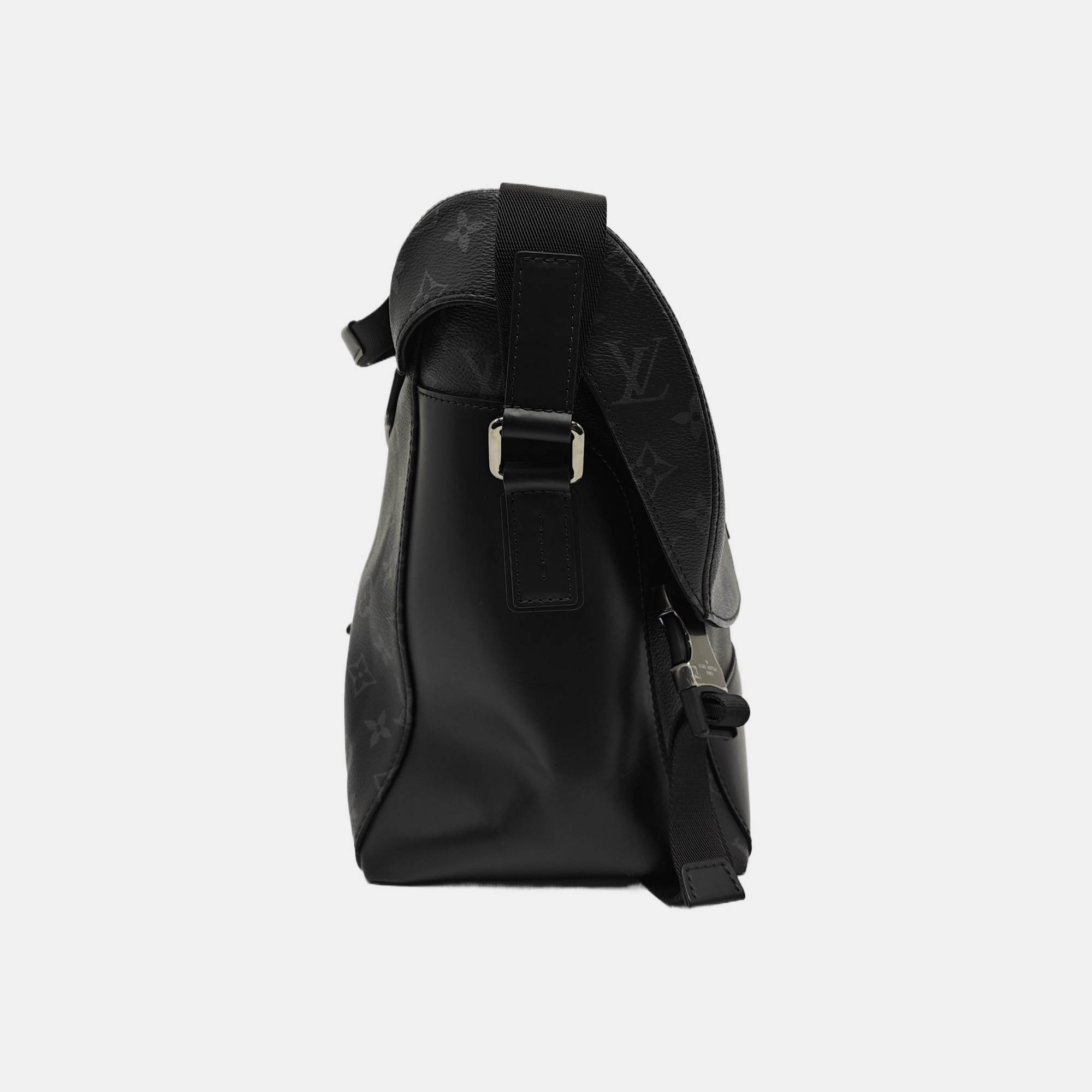 VOYAGER MM Monogram Coated Canvas Black