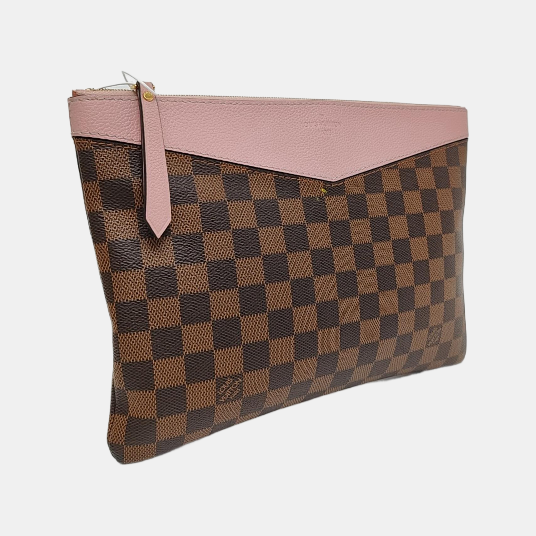 DAILY Damier Ebene Coated Canvas Brown