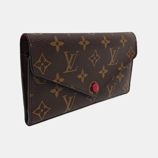 JOSÉPHINE Monogram Coated Canvas Brown Wallet