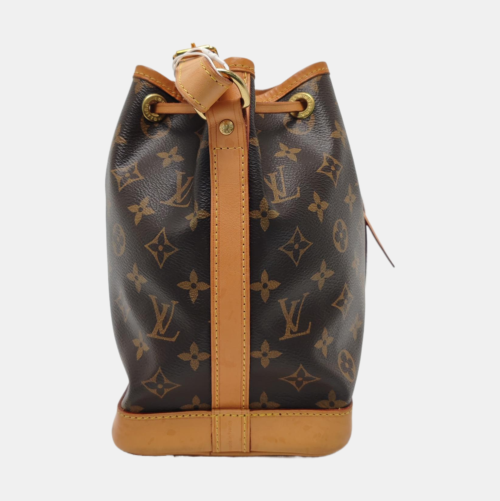 NOÉ BB Monogram Coated Canvas Brown