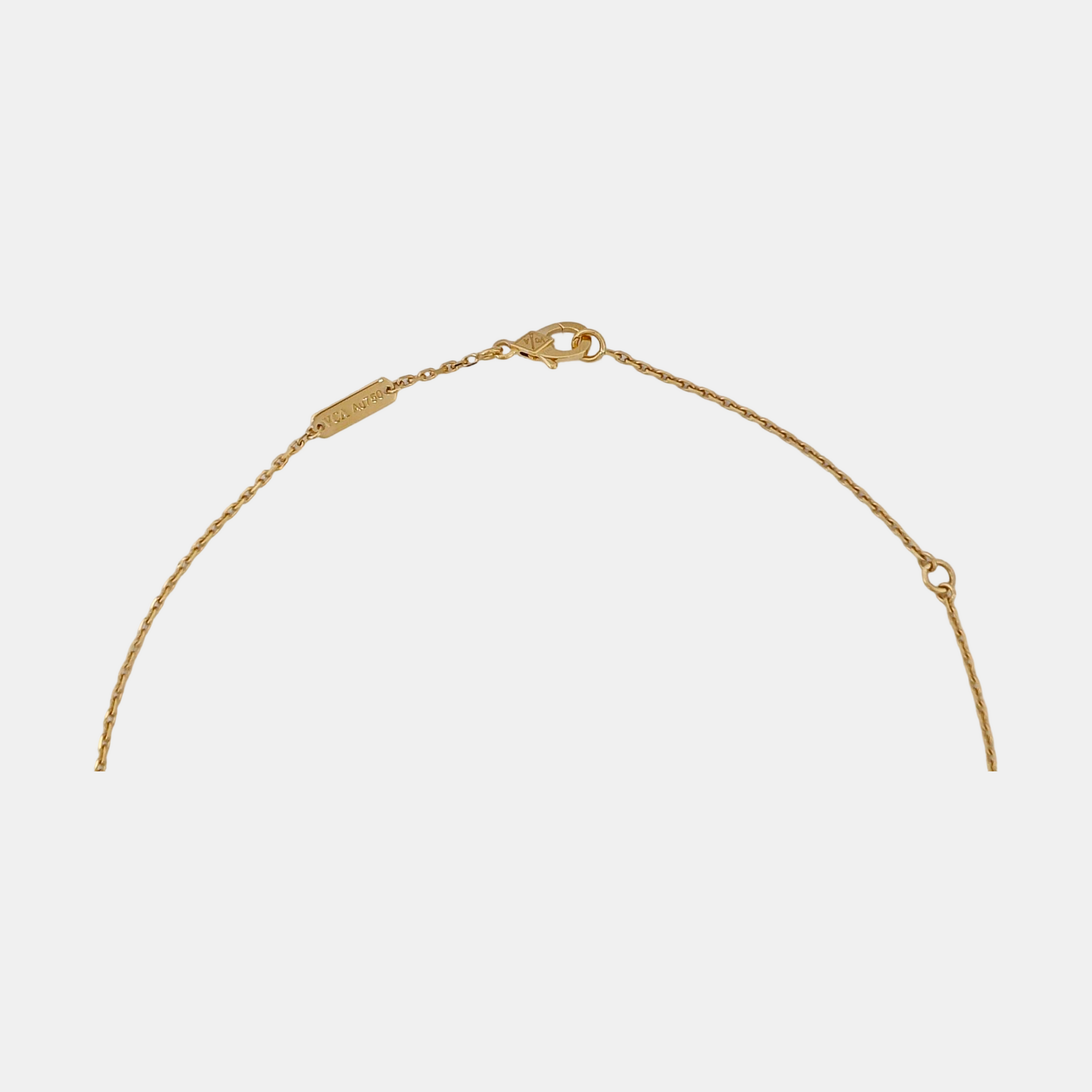 Vintage Alhambra 18k Gold Necklace