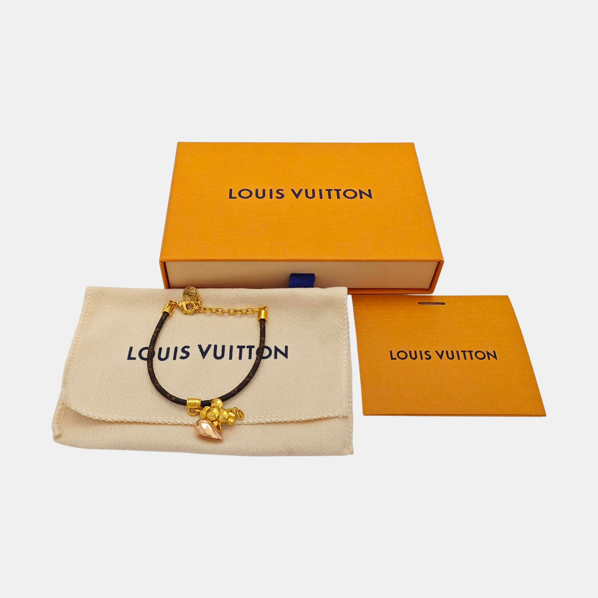 LV SOUND Leather Brown Bangle
