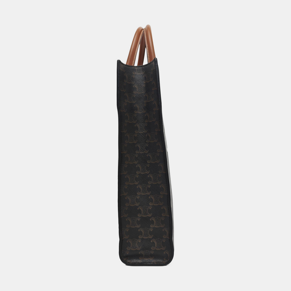 CABAS CELINE Small Coated Canvas Black