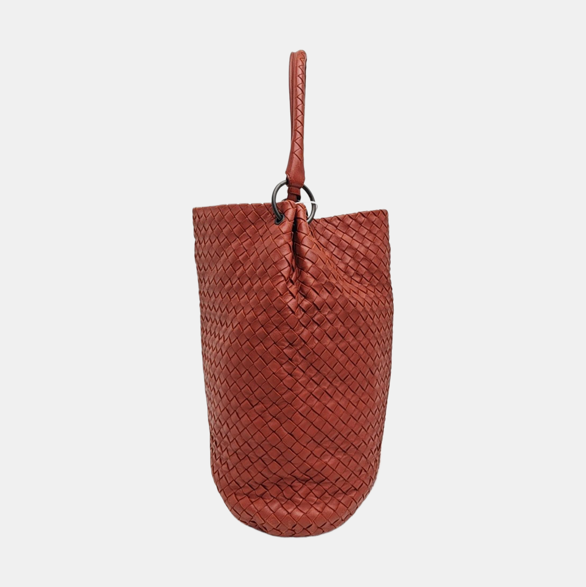 Calfskin Top Handle Bag Red