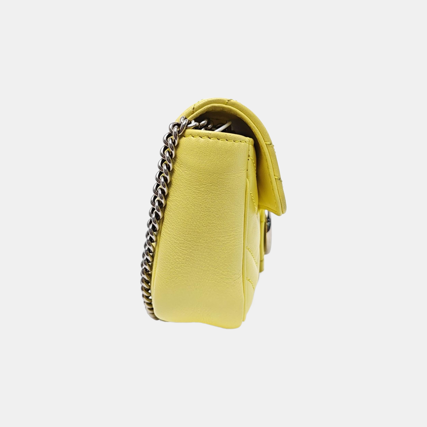 GG Marmont Mini Quilted Calfskin Yellow