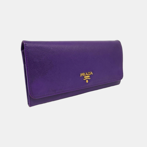 Calfskin Shoulder Bag Purple