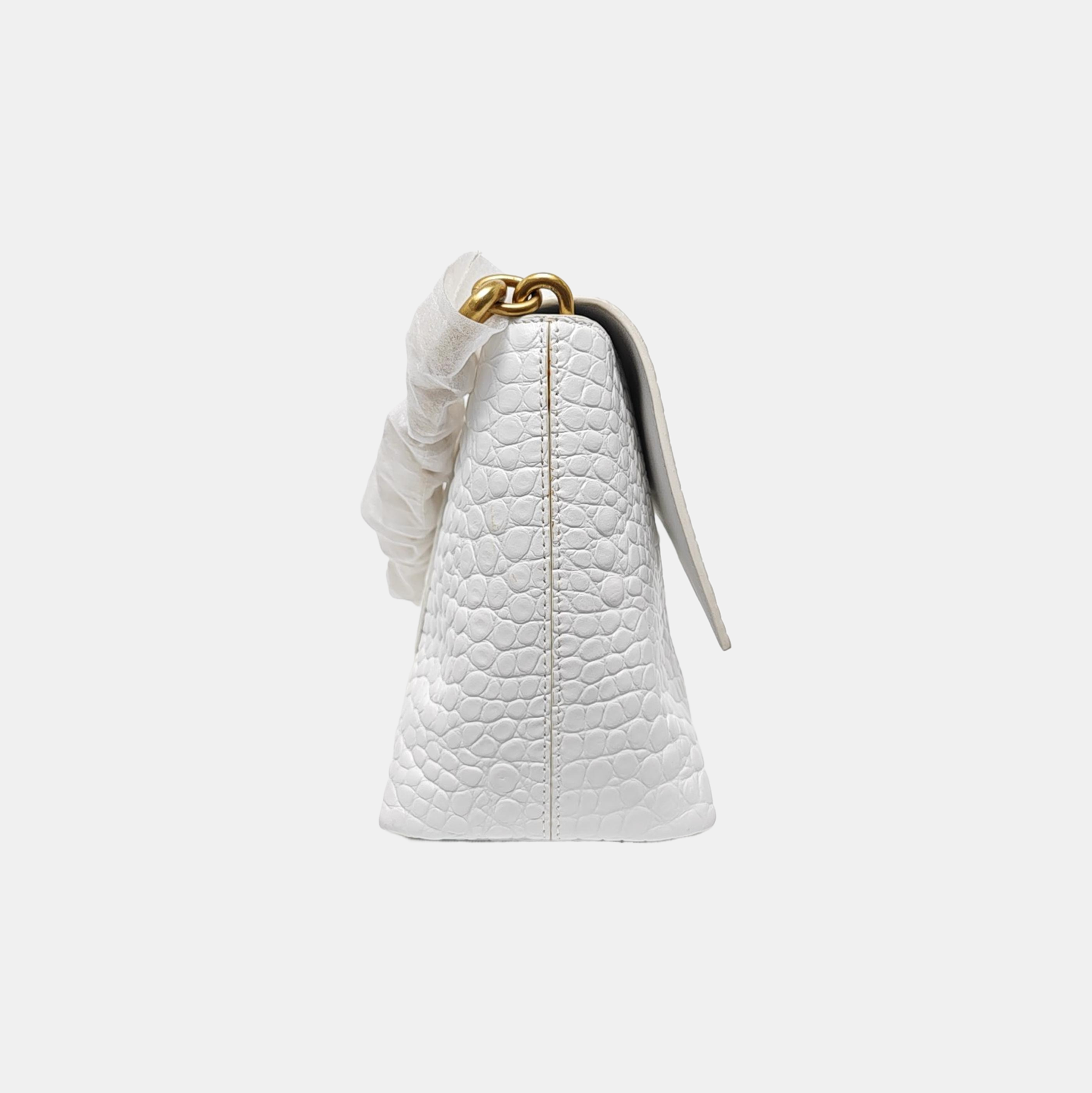Downtown Calfskin White