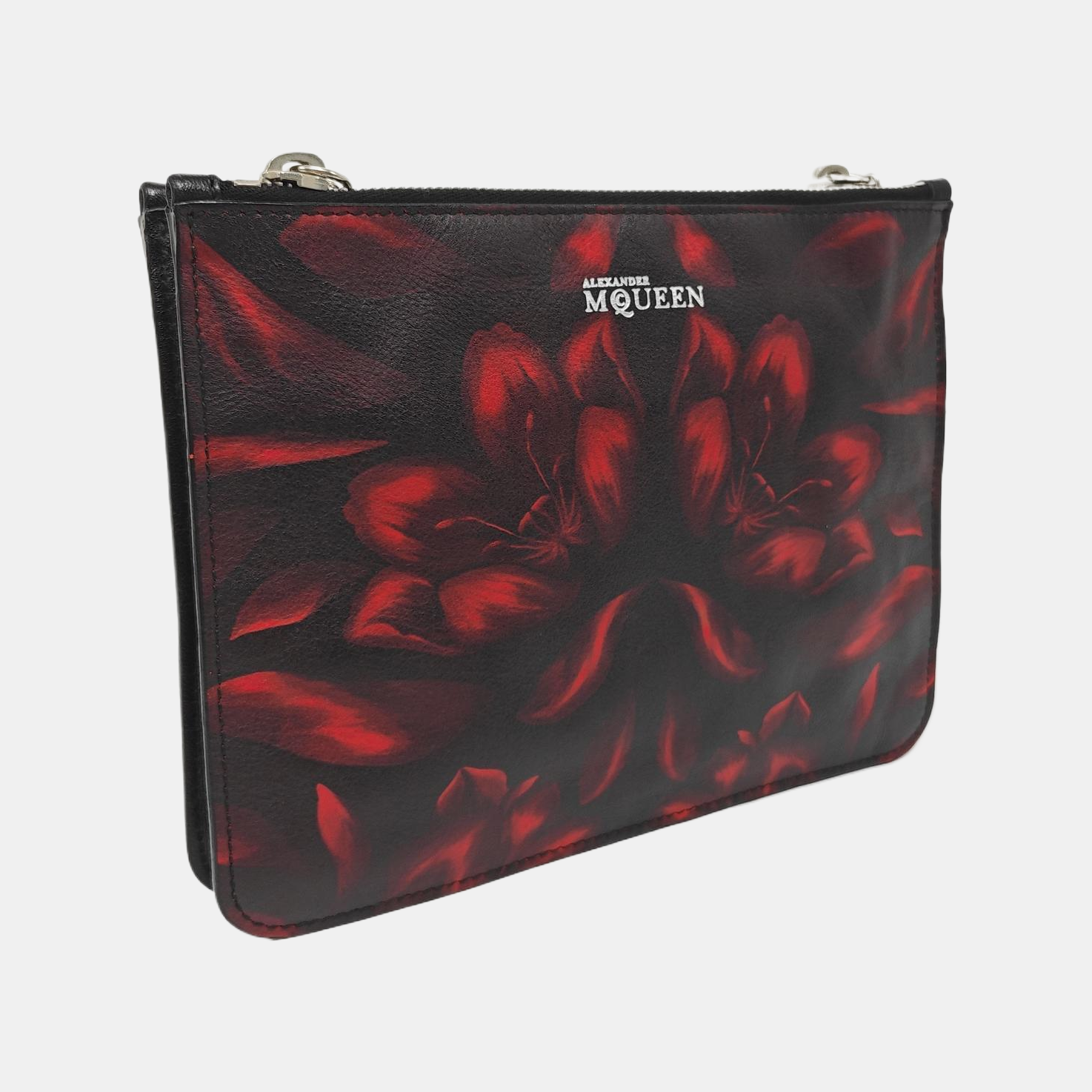 Calfskin Clutch Red