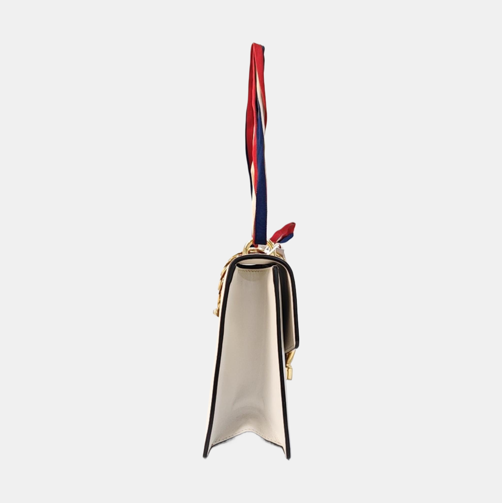 Sylvie Small Calfskin White