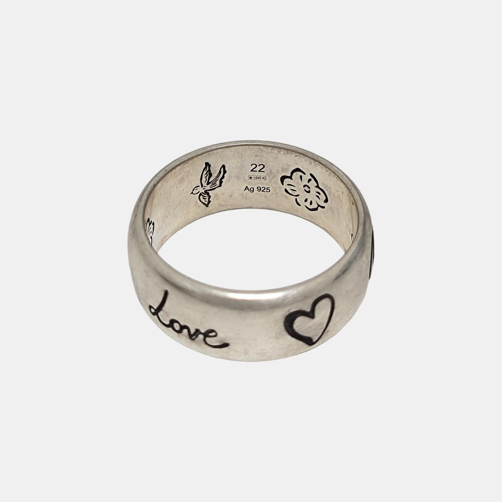 Blind For Love 925 Sterling Silver Ring HK 22