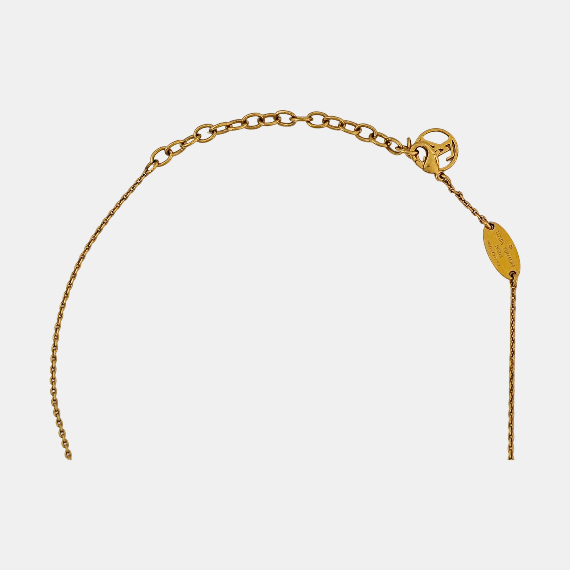 LV &amp; ME Brass Gold Necklace