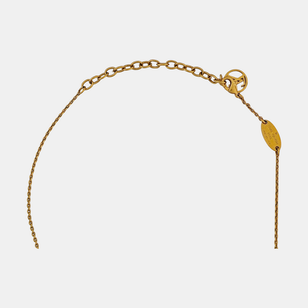 LV & ME Brass Gold Necklace