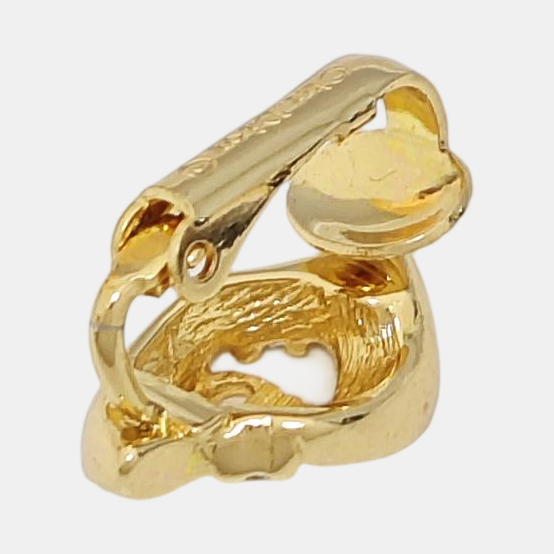 Petit CD Lab-Grown Diamond Gold Clip On Earrings