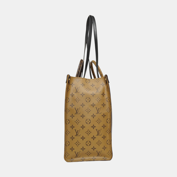 ONTHEGO GM Monogram Coated Canvas Brown