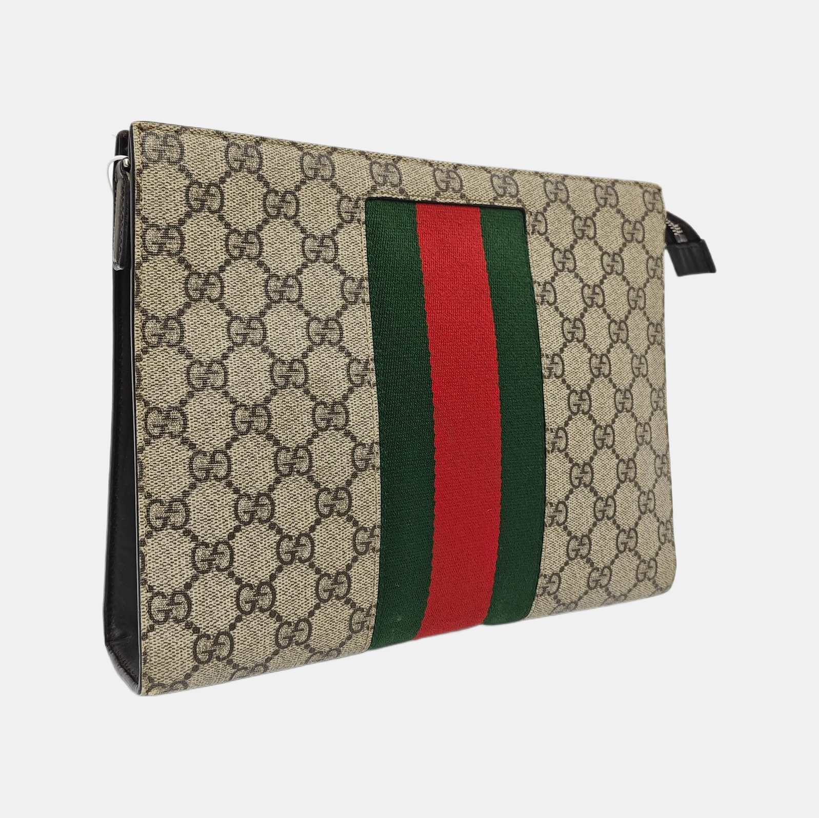 GG Supreme Monogram Coated Canvas Black