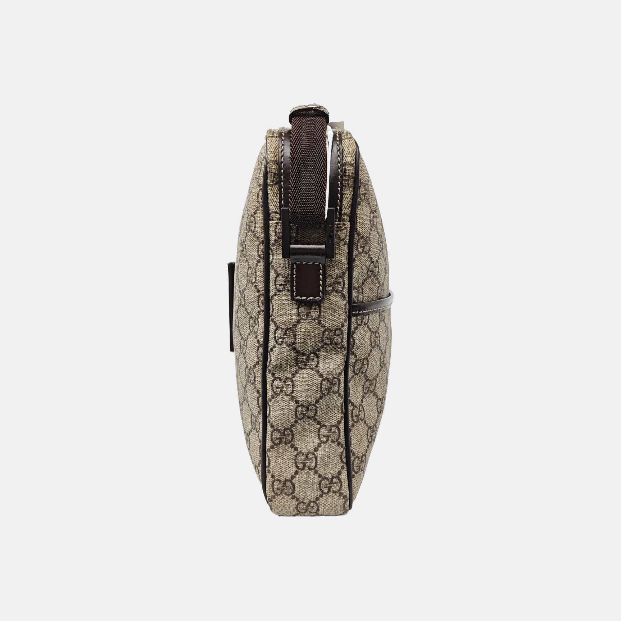 Monogram Coated Canvas Shoulder Bag Beige
