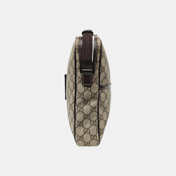 Monogram Coated Canvas Shoulder Bag Beige